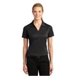 Sport-Tek Ladies Dri-Mesh V-Neck Polo.