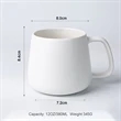 Ceramic Cute Mug Matte Glossy 13OZ Coffee/Tea Cup Handle