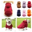 Winter Pet Hoodie Small Dog Clothes Warm Sweater With Pocket