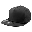 5 Panel High Profile Structured Cotton Snapback Cap