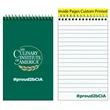 Custom printed pages spiral bound memo book