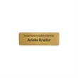 1" x 3" Metal Name Badge