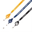 1/2" Silk Screen Lanyard/Badge Reel Combo