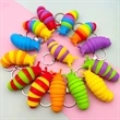 Mini Fidget Slug Key-Chain Toys