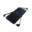 Wireless Charger Power Bank with Wall Plug-in and Cable
