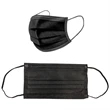 Black Disposable Face Mask - 50 Pack