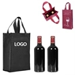 Spun Cloth Dual-pack Wine Bag
