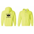 QUALIFYING ITEM** Gildan  HI-VIS Full-Zip Hooded Sweatshirt