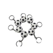 Soccer Shaped Keychains Silicone Keyring