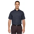 Core365 Men's Optimum Short-Sleeve Twill Shirt