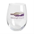 15 oz. Imported Stemless Wine Glasses w/ 2 Color Imprint