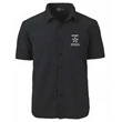 Embroidered Short Sleeve Dress Shirt