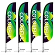 Medium 12' Custom Feather Flag