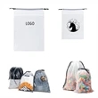 Frosted Drawstring Sack