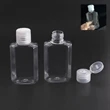 Stock Empty 60ML 2 OZ Plastic PET Hand Sanitizer Bottle