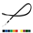 1/8" Blank Round Braid Lanyard - Non Breakaway w/  Hook