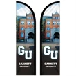 8' Double Sided Custom Portable Half Drop Banners