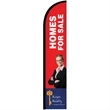 10' Digitally Printed Single Reverse Half Drop Banner