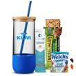 Tumbler with Straw, Liquid IV & Snacks