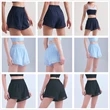 Women's HIgh Waist Workout Running Shorts Mesh Hem