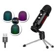 Rgb Usb Condenser Microphone For Pc