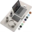 Dual Sided Pu Leather Office Desk Mouse Pad