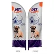 Feather Flag Double Sided 10ft Graphic
