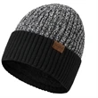 Two-tone Knitted Cuff Beanie Cap