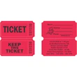 Raffle Tickets CUSTOM PRINTED ON BACK stock image on front
