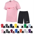New Summer Sportswear Tee And Pants Set