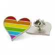 Rainbow Pride Heart Lapel Pin