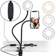 Gooseneck Selfie Ring Light Phone Stand