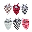 Dog Plaid Bandana Scarf