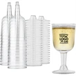 Clear Plastic Wine Glass