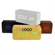Rectangular Digital Wooden Alarm Clock