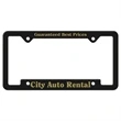 Auto License Frame with Notched Panel