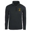 Men's Long Sleeve Quarter Zip Polo Tiger Stripe Jersey