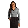 THE PEARL LADIES LONG SLEEVE GINGHAM EASY CARE SHIRT