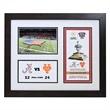 Custom Commemorative Ticket Frame w/ photo and score