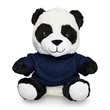 7" Plush Panda with T-Shirt