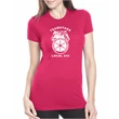 Screen Printed Ladies' Fashion Ring-Spun Jersey Tee