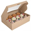 Cupcake Boxes Brown Containers
