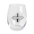 9 oz. Tulip Stemless Wine Glasses w/ 1 Color Imprint