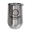 14 oz. Buzzed Stainless Steel Coffee Mug w/ 1 Color Imprint