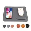 Horse Skin Pu Wireless Charging Wrist Guard Mouse Pad