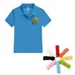 Kid Size Short Sleeve Poly-cotton Blend Pique Polo T-Shirt