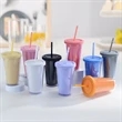 16 oz Translucent Plastic Candy Colors Stadium Coffee Cup