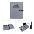 Binghamton RPET Padfolio w/ Wireless Phone Charger
