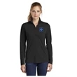 Ladies HaCC 1/4 Zip Pullover- Black
