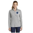 Ladies HaCC 1/4 Zip Pullover - Heather Grey